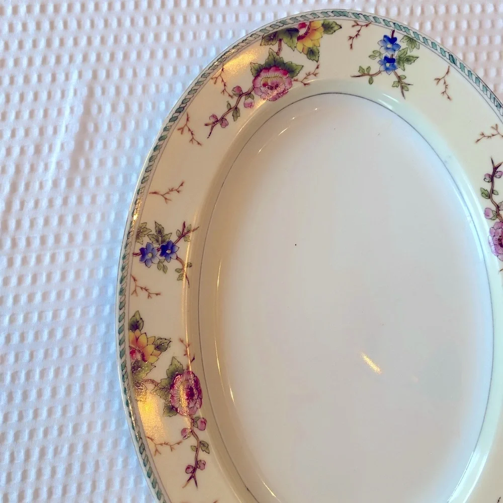Noritake Platter Amerita Floral 12 inches